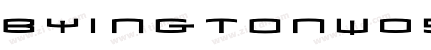 ByingtonW05 Bold Reg字体转换